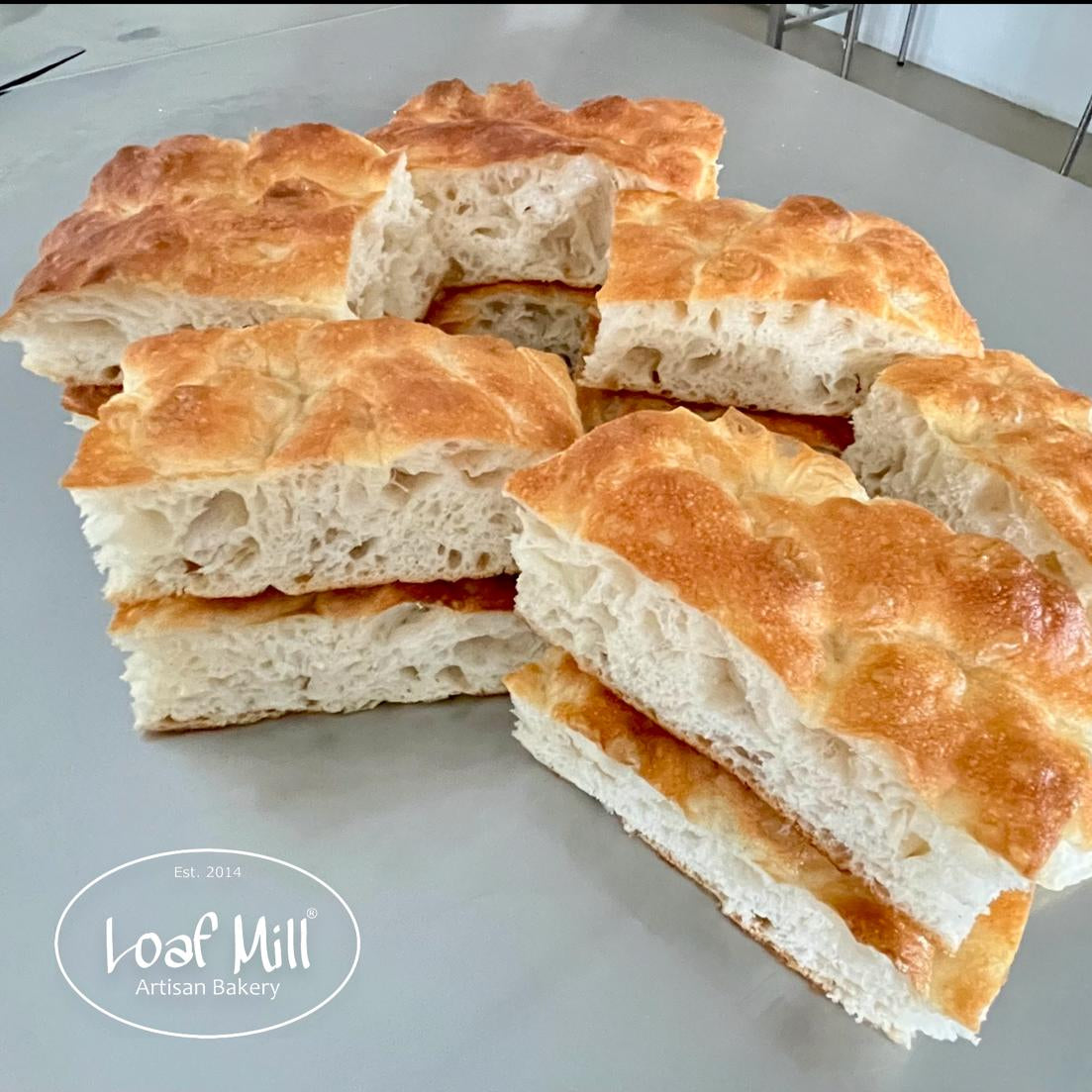 Focaccia Pre-cut