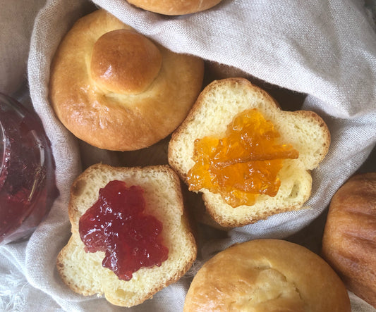 French Brioche à Tête - Pack of 6 (*contains egg)