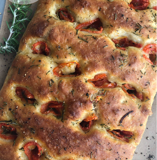 Tomato Rosemary Focaccia